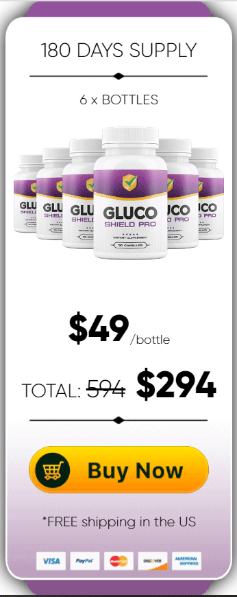 Gluco Shield Pro 6 bottles Price